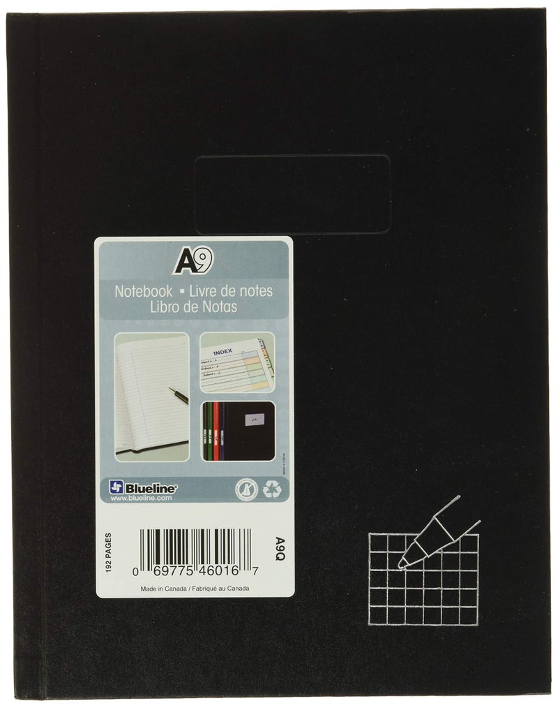 Blueline Business Notebook, 4 x 4 Quad Ruled, 9.25" x 7.25", 192 Pages (A9Q) - Image 1
